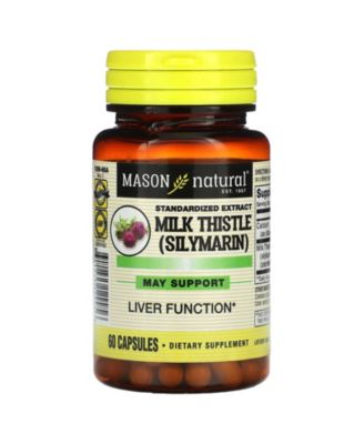 Milk Thistle (Silymarin)  Standardized Extract  -  60 Capsules
