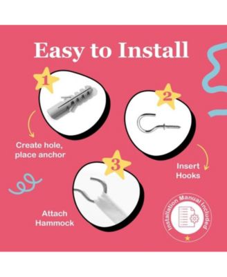 Toddler Unisex Hanging Toy Storage Net Hammock Extra Large  1 Pack