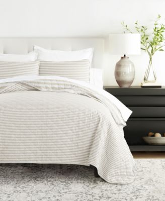 Classic Stripe Reversible 2-Pc. Quilt Set, Twin/Twin XL