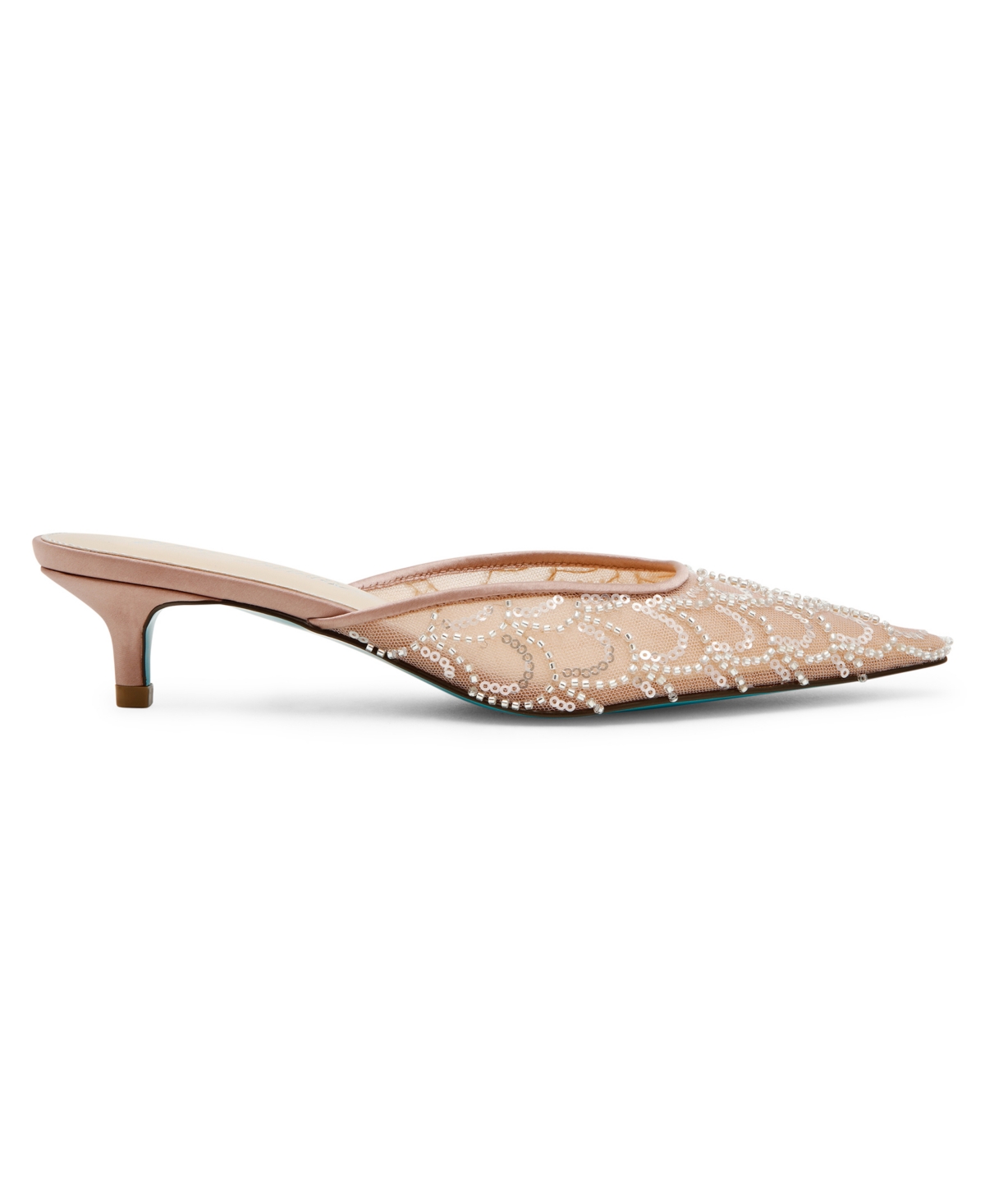 Betsey Johnson Ellis Sequin Mule In Brown