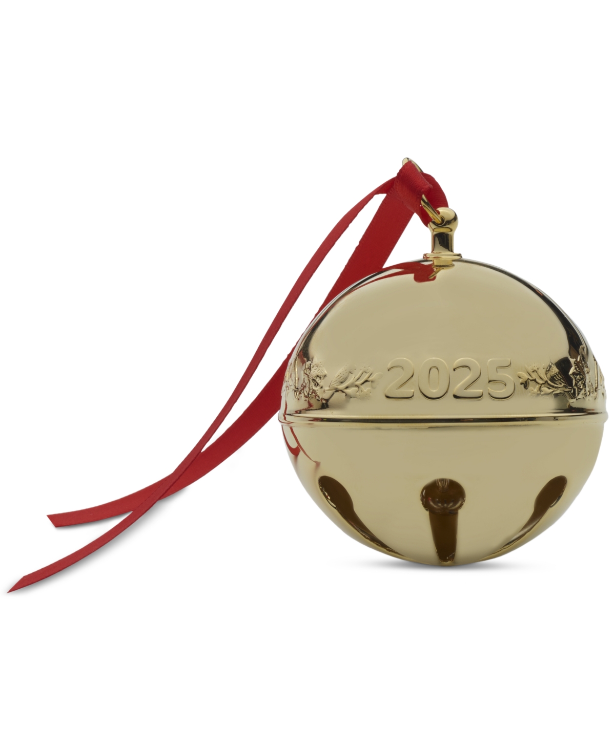 Wallace 2025 Gold-plated Sleigh Bell Ornament, 36th Edition In Gold