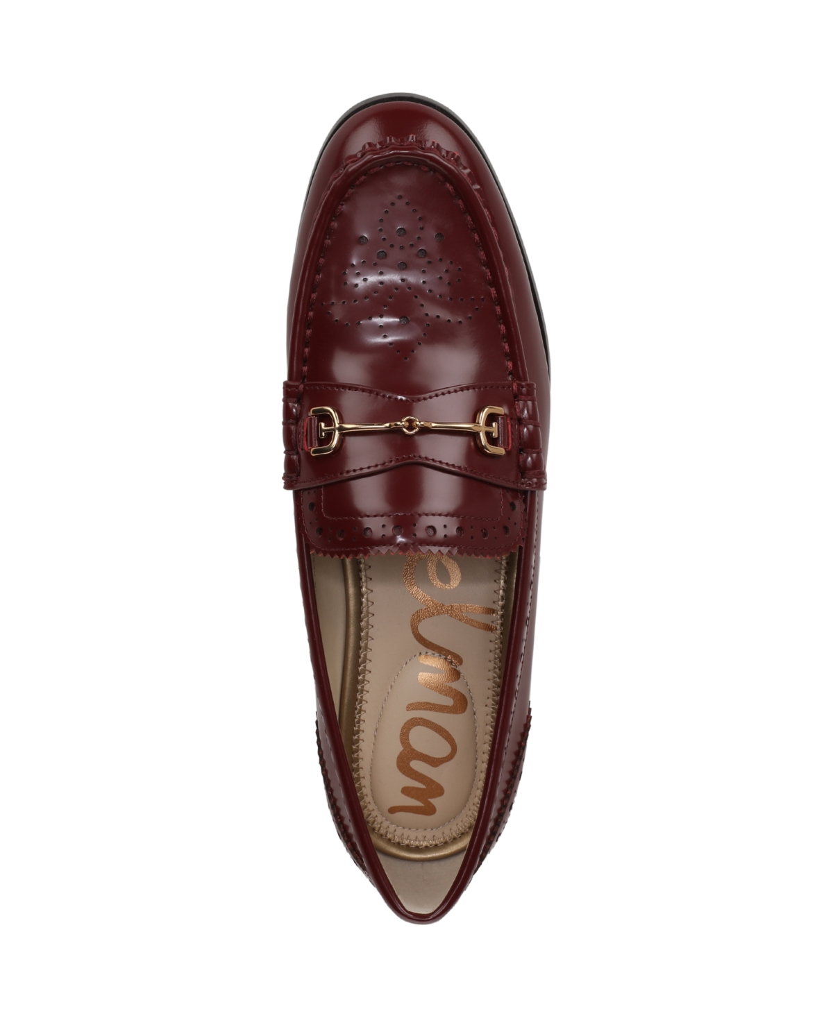 Sam Edelman Liona Loafers French Merlot In Burgundy