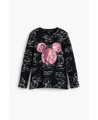 Girls Girls's Mickey sequin T-shirt