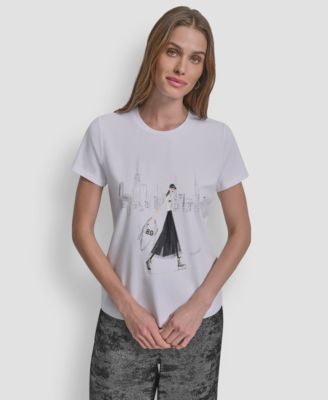 Women's NYC Skyline Conversational T-Shirt