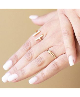 Golden Bar Ring 14K Gold