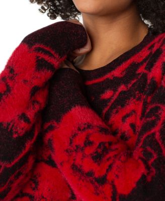 Women's Floral Crewneck Sweater