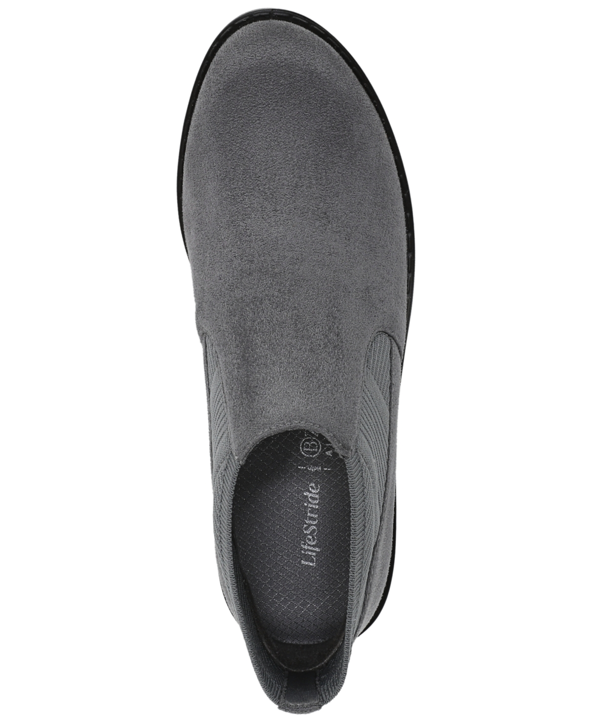 Lifestride Outlook Knit Ankle Boot In Gray