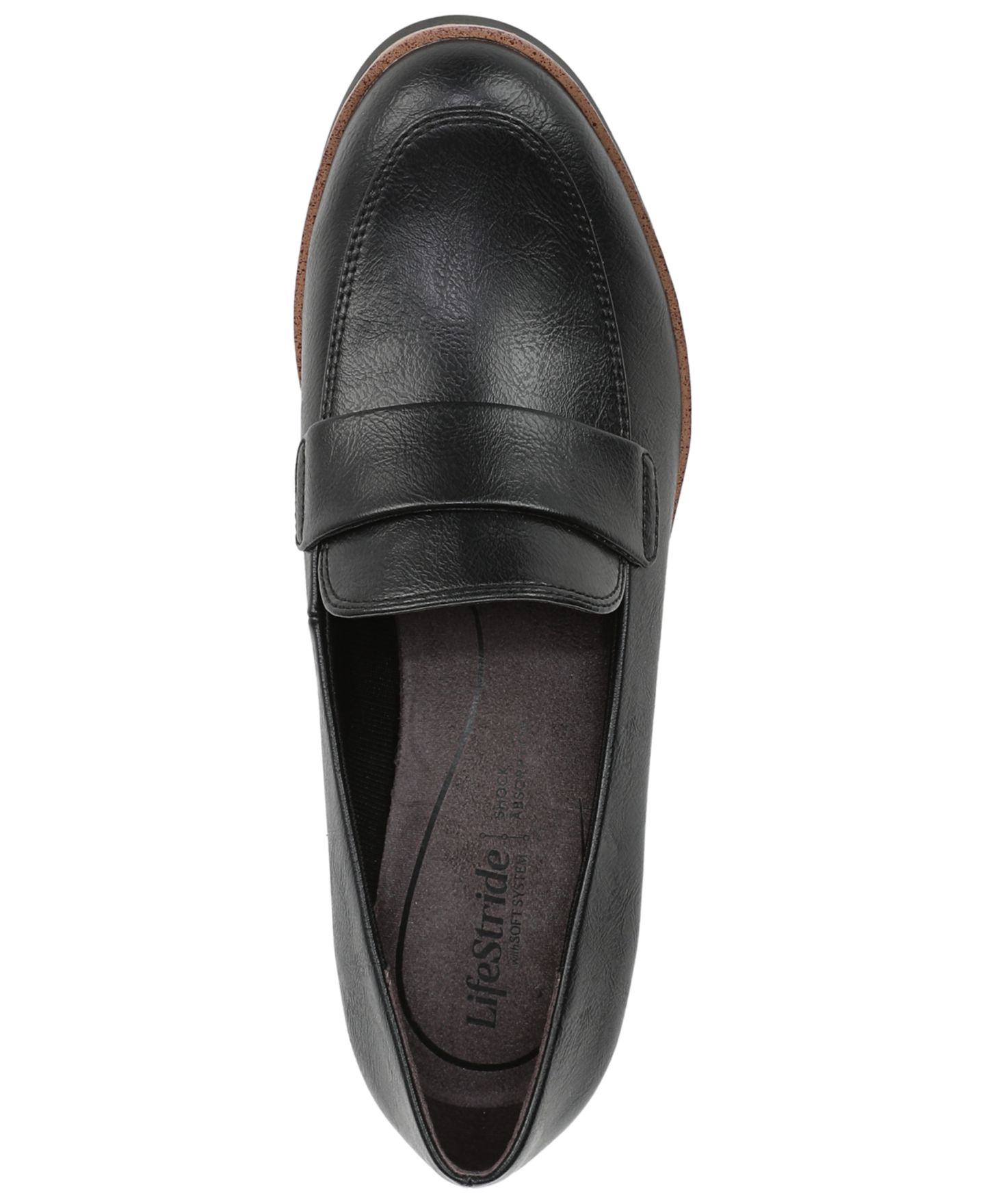 Женские туфли LifeStride Zed 2 Round Toe, цвет: Чёрная искусственная кожа — фото 4