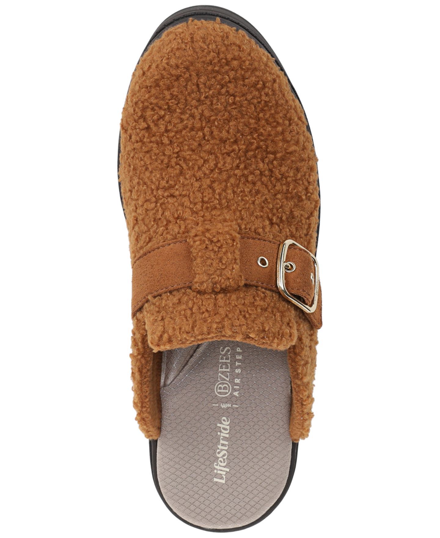 Женские сабо LifeStride Vibe-Cozy Washable Round Toe Mule, цвет: Медовый коричневый искусственный — фото 4