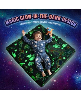 4-Piece Kids Couch Set, Toddler Sofa with Removable Covers for Playroom or Bedroom