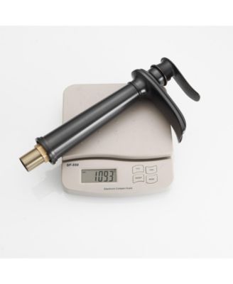 Waterfall Single Hole Single Handle Bathroom Vessel Sink Faucet with Pop-Up Drain Assembly