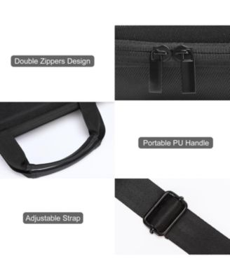 Black Hard Shell Laptop Case - 15-15.6 Inch Computer Bag, Compatible with MacBook, HP, Dell, Lenovo, Asus - 16 Inch Laptop Bag with Front Pocket