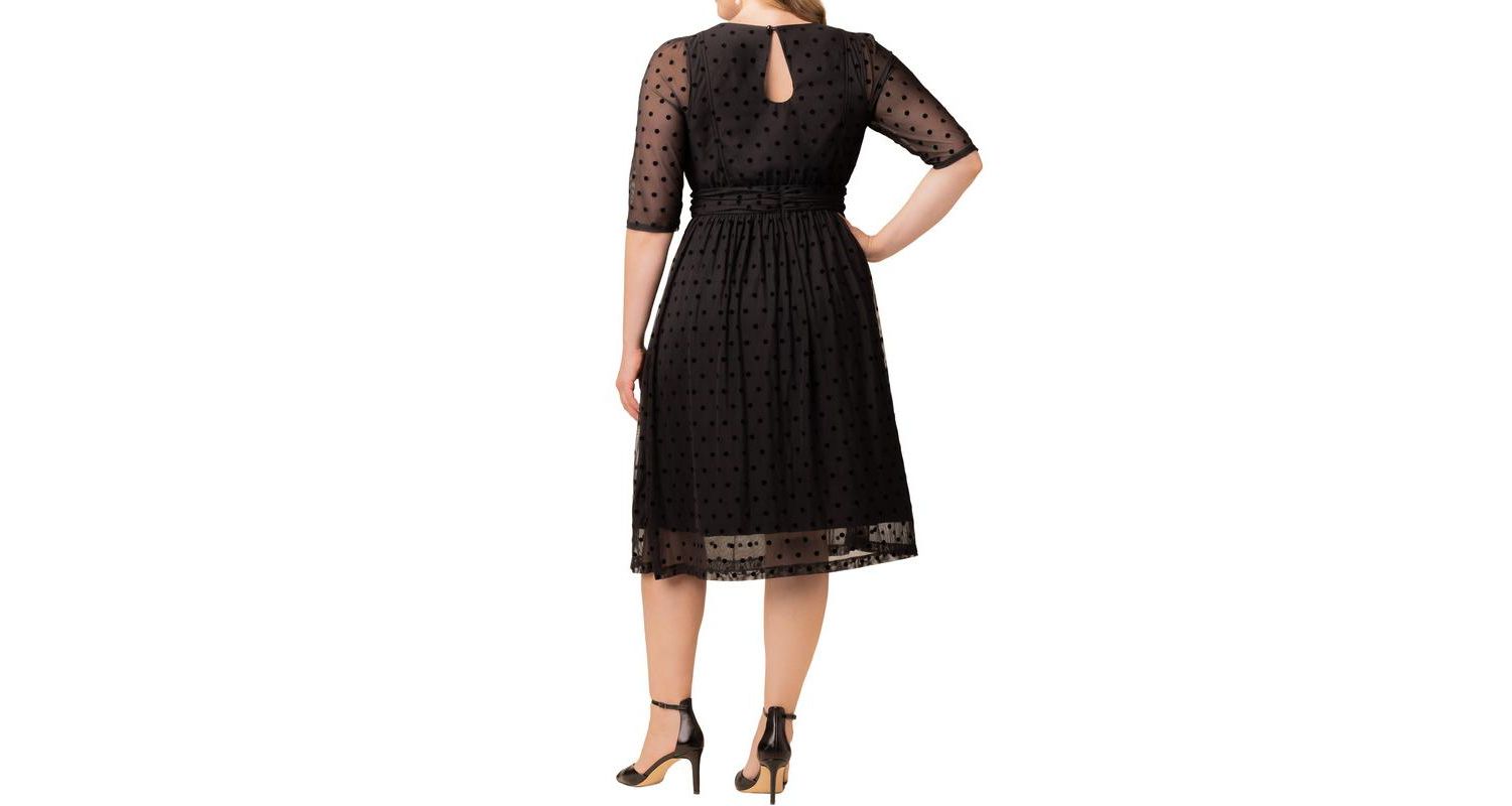 Plus Size Vita Mesh Cocktail Dress