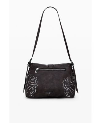 Women's Medium faux leather buckle bag