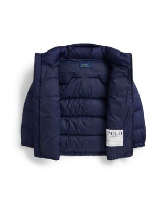 Toddler and Little Boys 2-7 Ripstop Down Hooded Jacket