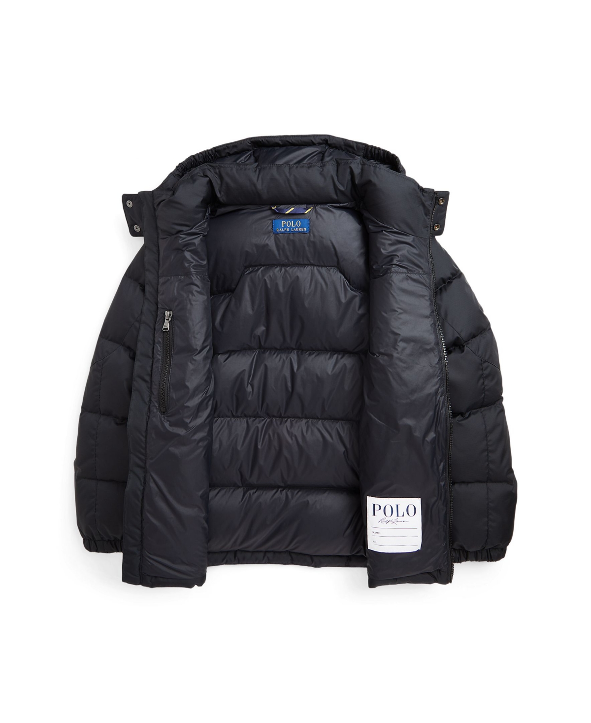 Polo Ralph Lauren Down Puffer Jacket In Black