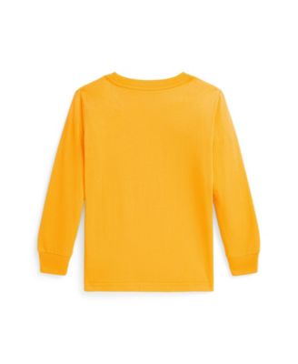 Toddler and Little Boys Cotton Jersey Long Sleeve T-Shirt