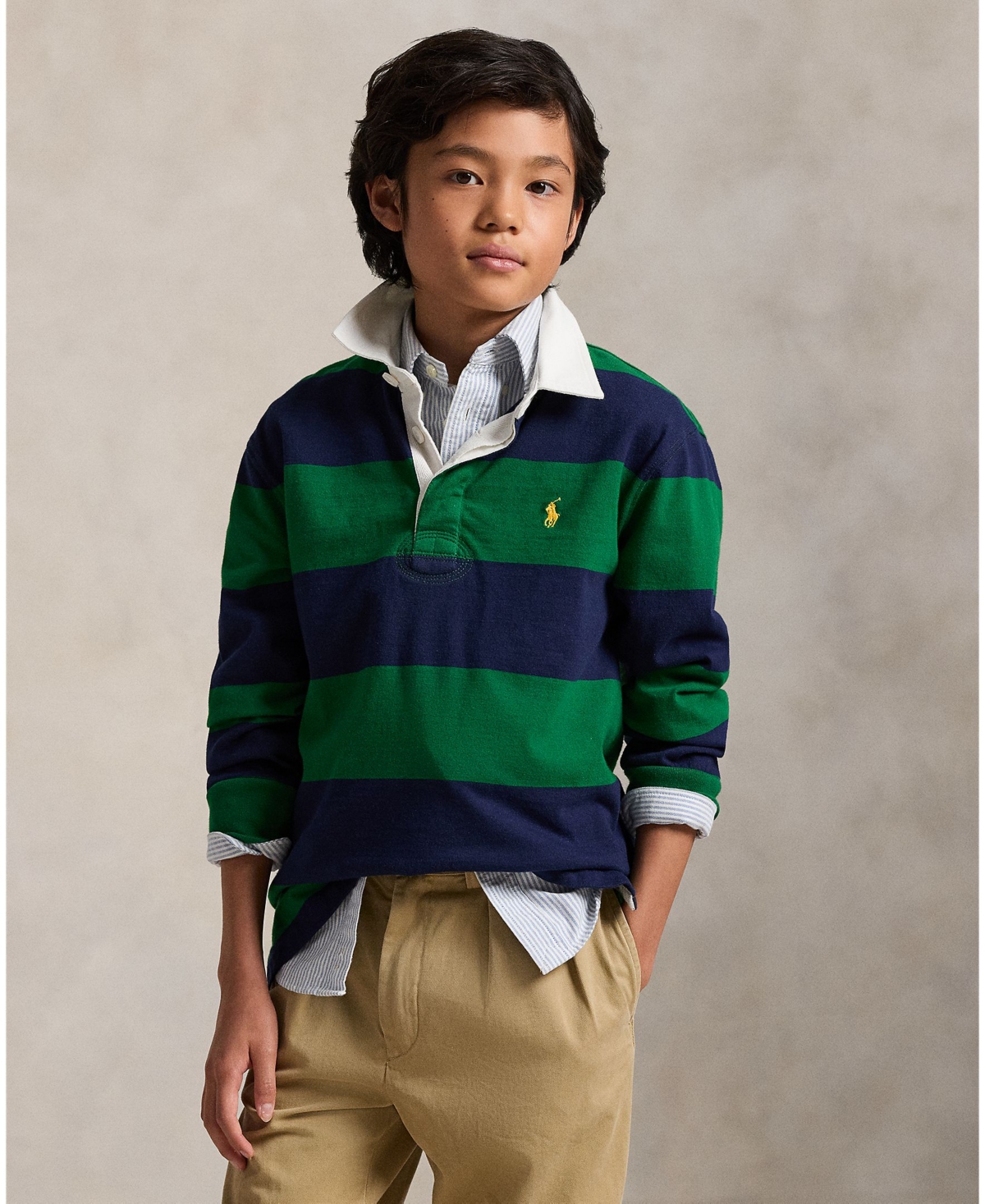 Polo Ralph Lauren Big Boys The Iconic Rugby Shirt