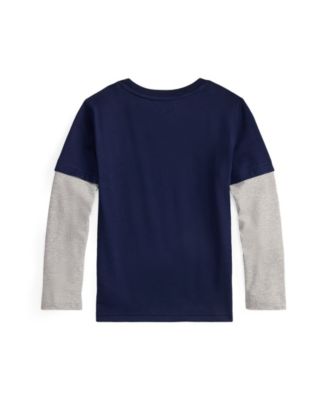Toddler and Little Boys Logo Cotton Layered-Effect T-Shirt