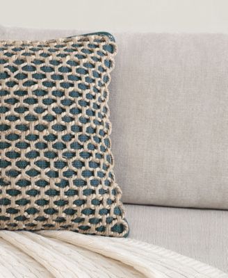 Jada Jute Decorative Pillow, 18" x 18"