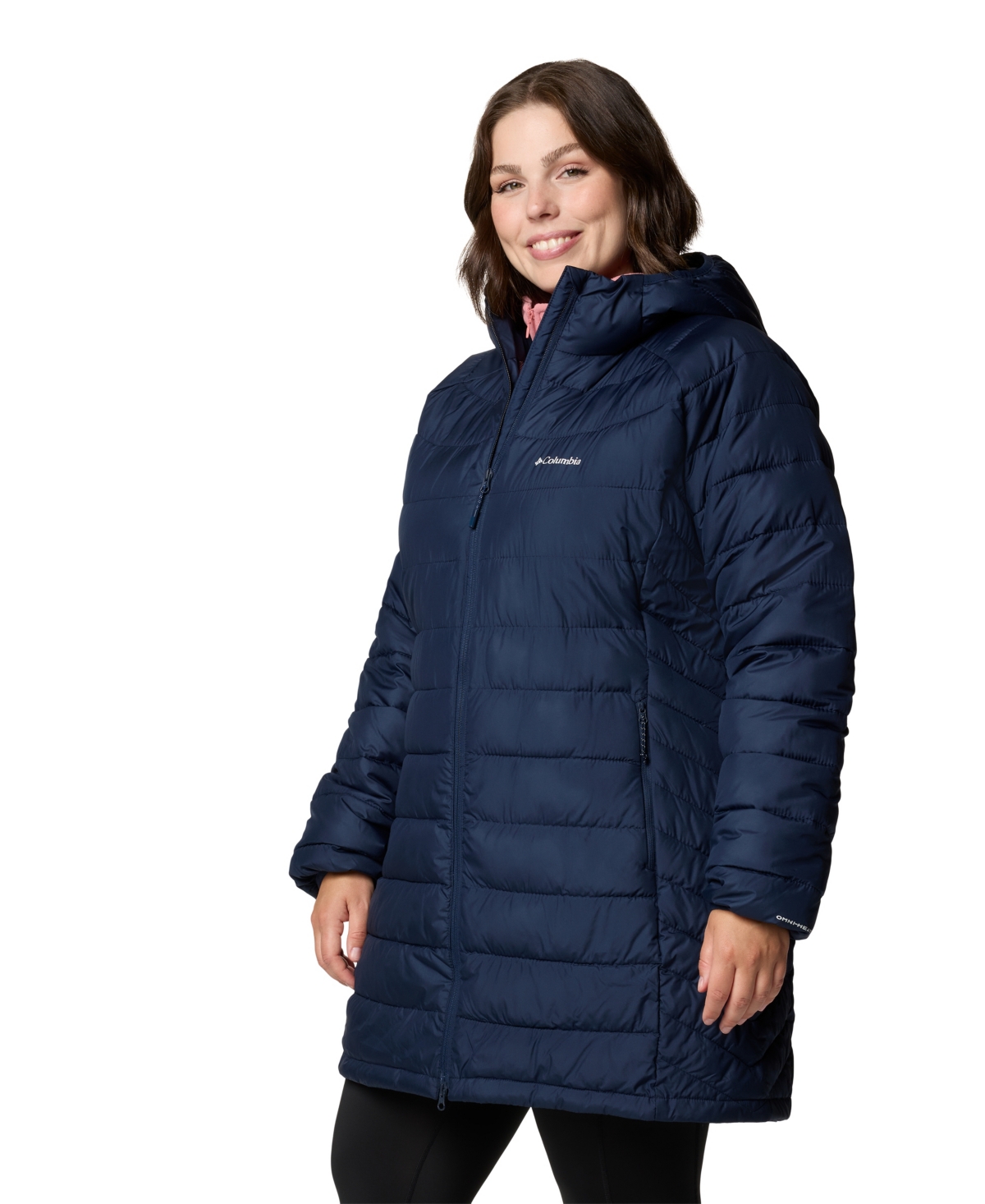 Columbia Plus Size Powder Lite Ii Mid Jacket In Blue