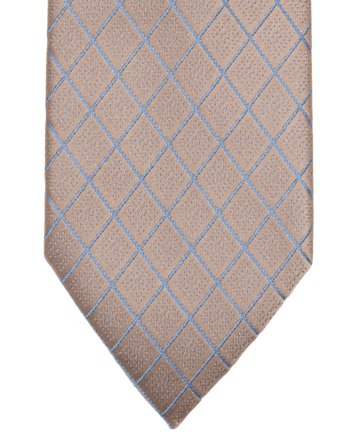 Michael Kors Men's Grid Classic Tie In Brown