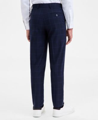 Big Boys' Elasticized Waistband Pleated Pants