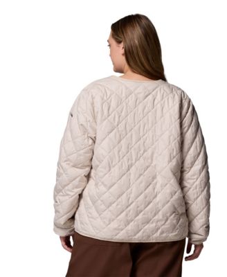 Plus Size Copper Crest Collarless Jacket