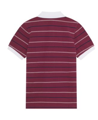 Big Boys' Striped Short Sleeve Polo Shirt