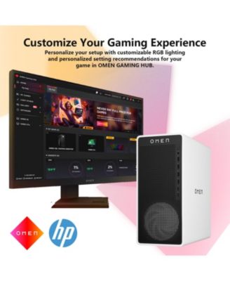 Omen 16L Gaming Tower Desktop Intel Core Ultra 7 265F 8GB RAM NVIDIA GeForce RTX 5060 512GB SSD Storage Windows 11 Home - Black