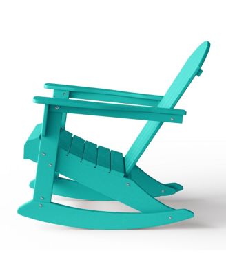 Outdoor Patio Porch Rocking Adirondack Chair (Set of 2)