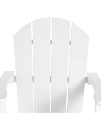 Outdoor Patio Porch Rocking Adirondack Chair (Set of 2)