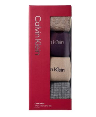 Men's 4-Pack Assorted Crew Socks Set