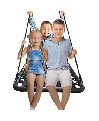 Kids Rectangular Platform Swing - Black
