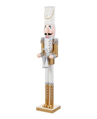 35.75" Wooden Christmas Soldier Nutcracker