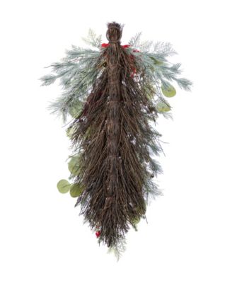 28" Christmas Magnolia Berry Teardrop