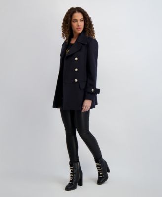 Women's Dropped Waist Peacoat
