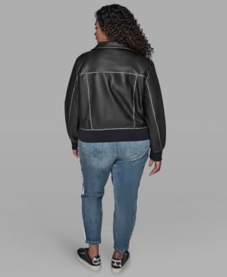 Plus Size Zip Up Jacket