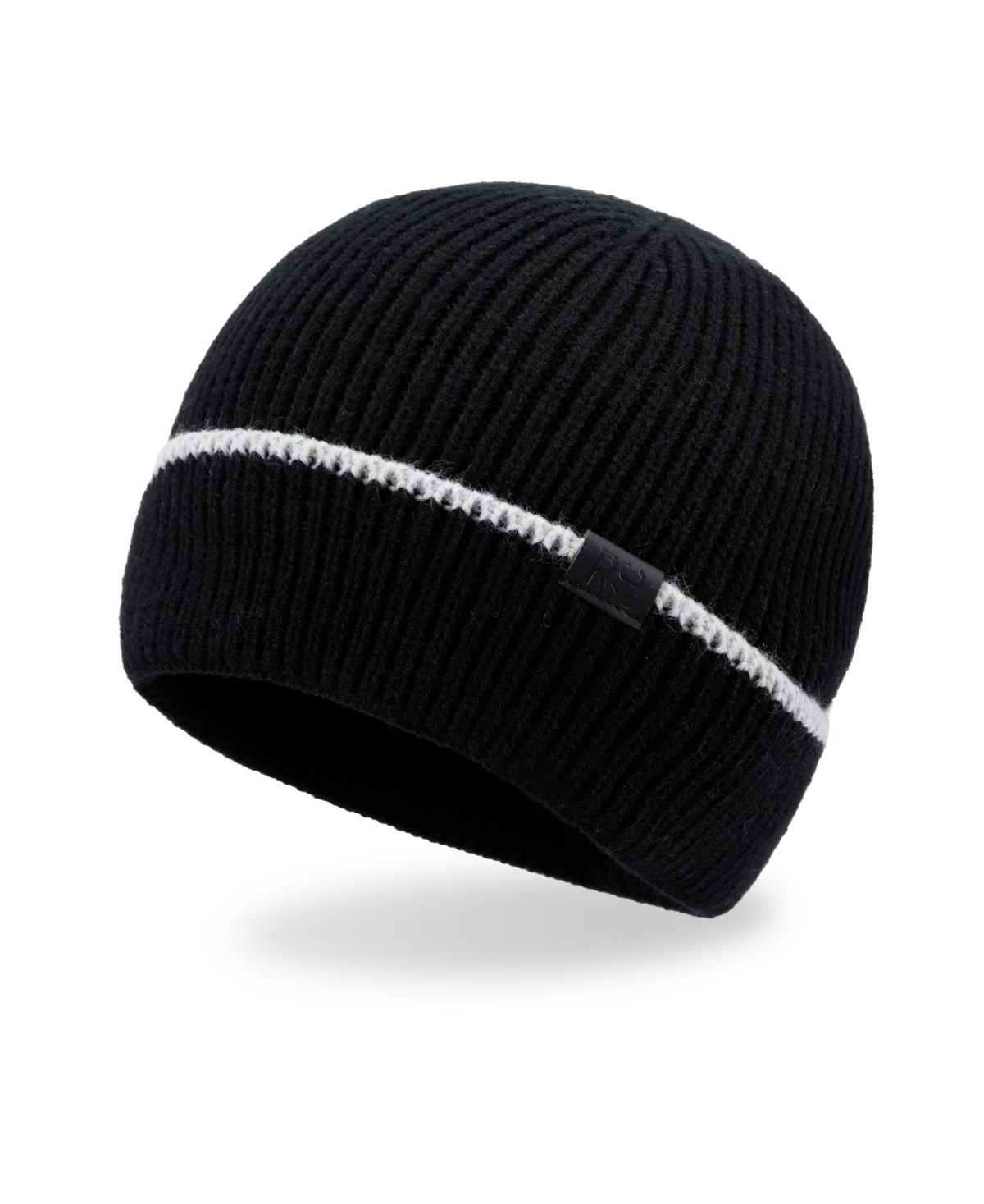 Kenneth Cole Reaction Men's 2-Piece Beanie and Ribbon Scarf Set