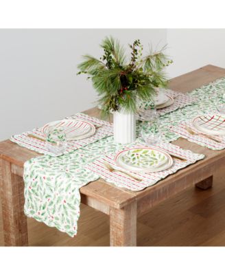 Reversible Bayberry Quilted Placemat, 13" x 19"
