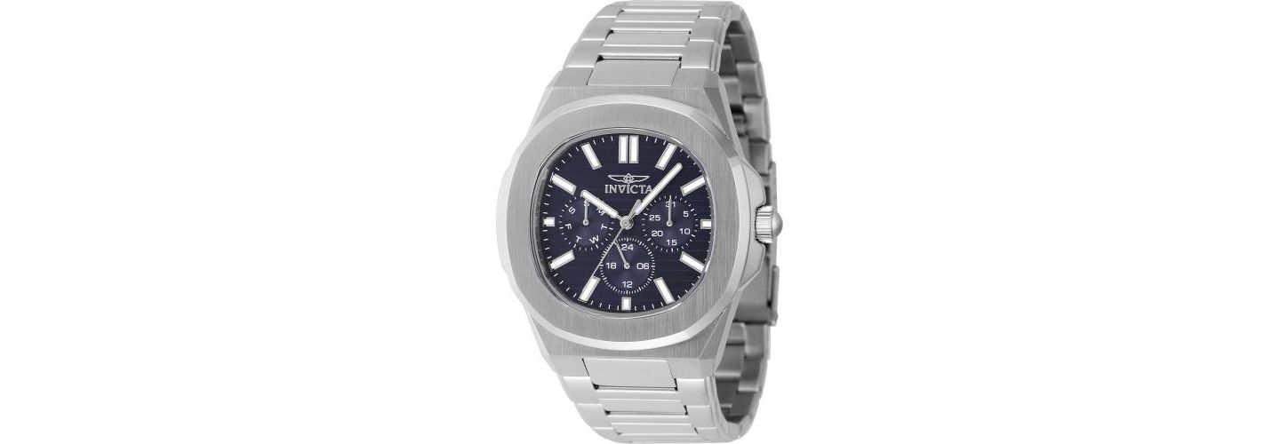 Мужские часы Invicta 48326 Speedway Quartz 3 Hand Blue Dial, цвет: Тёмный фиолетовый — фото 1