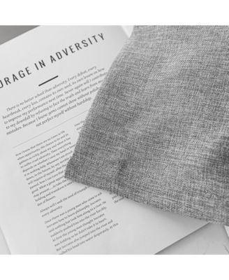 Faux Linen Texture Light Filtering Back Tab Curtains, Semi Sheer Farmhouse Window Curtains (2 Panels), 52"x84"