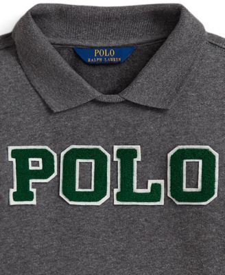Girls 2T-6X Logo Fleece Polo Sweatshirt