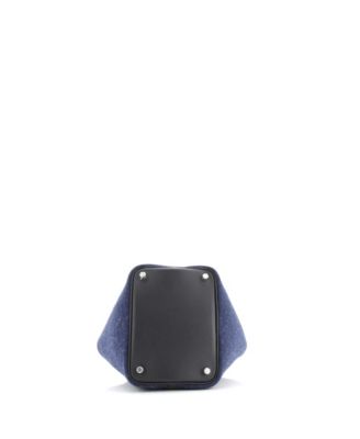 Pre-Owned Hermes PM Picotin Lock Bag Felt with Leather