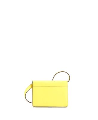 Pre-Owned Hermes Chien Card Holder with Strap Swift and Chevre Mysore