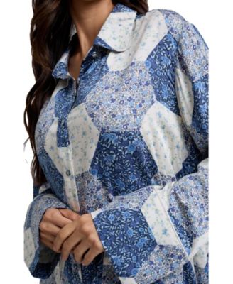 Women's Evie Long Sleeve Print Pajama Set