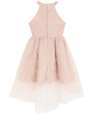 Big Girls Glitter Soutache Social Dress