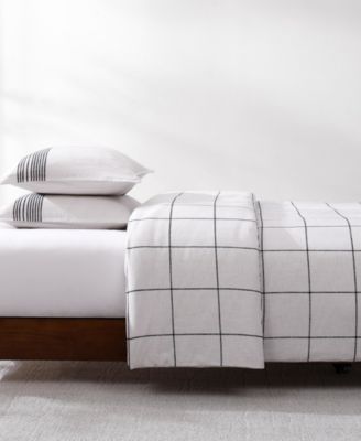 Brooklyn Heights Stripe Cotton 3-Pc. Duvet Cover Set, Full/Queen