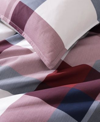 Prospect Park Plaid Cotton 3-Pc. Comforter Set, King
