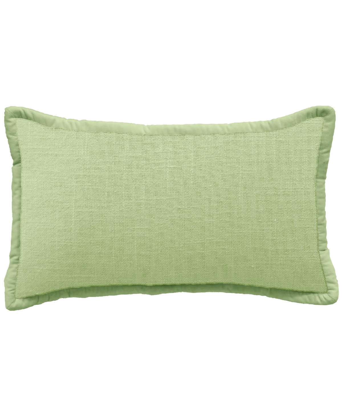 Vibhsa Honeycomb Handwoven Decorative Pillow, 14" X 24" In Green